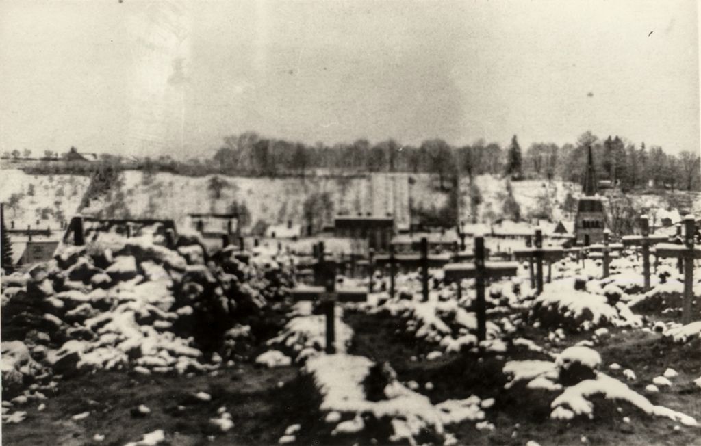 American section of the Contrexeville village cemetery, 1918-1919