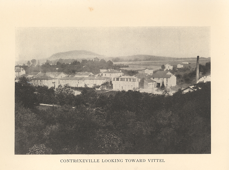 Photo from the BH32 unit history - from Contrexeville looking toward Vittel