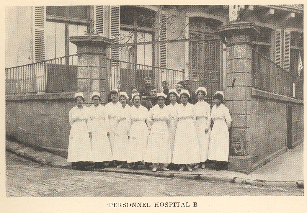 Personnel of Hospital B (Hotel de Paris)