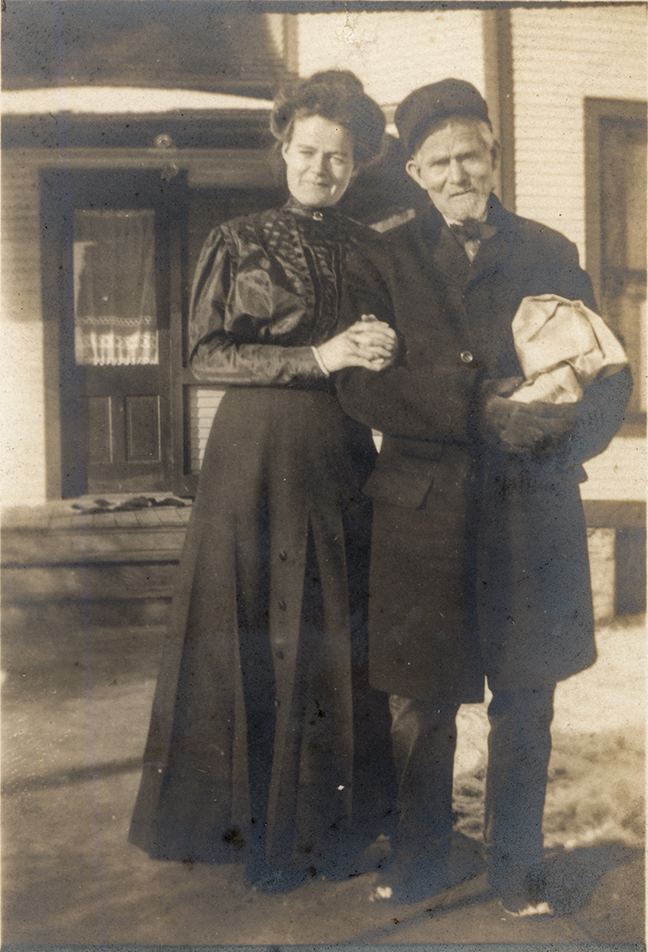 Agnes Swift and her father, John C. Swift