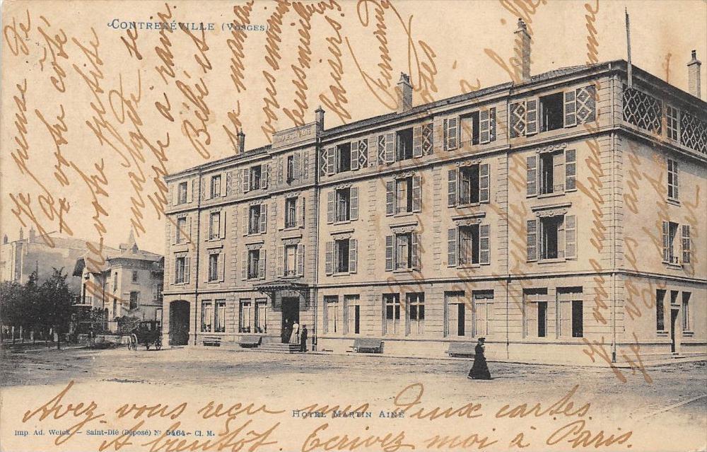 Postcard of Hotel Martin Aine, Contrexeville