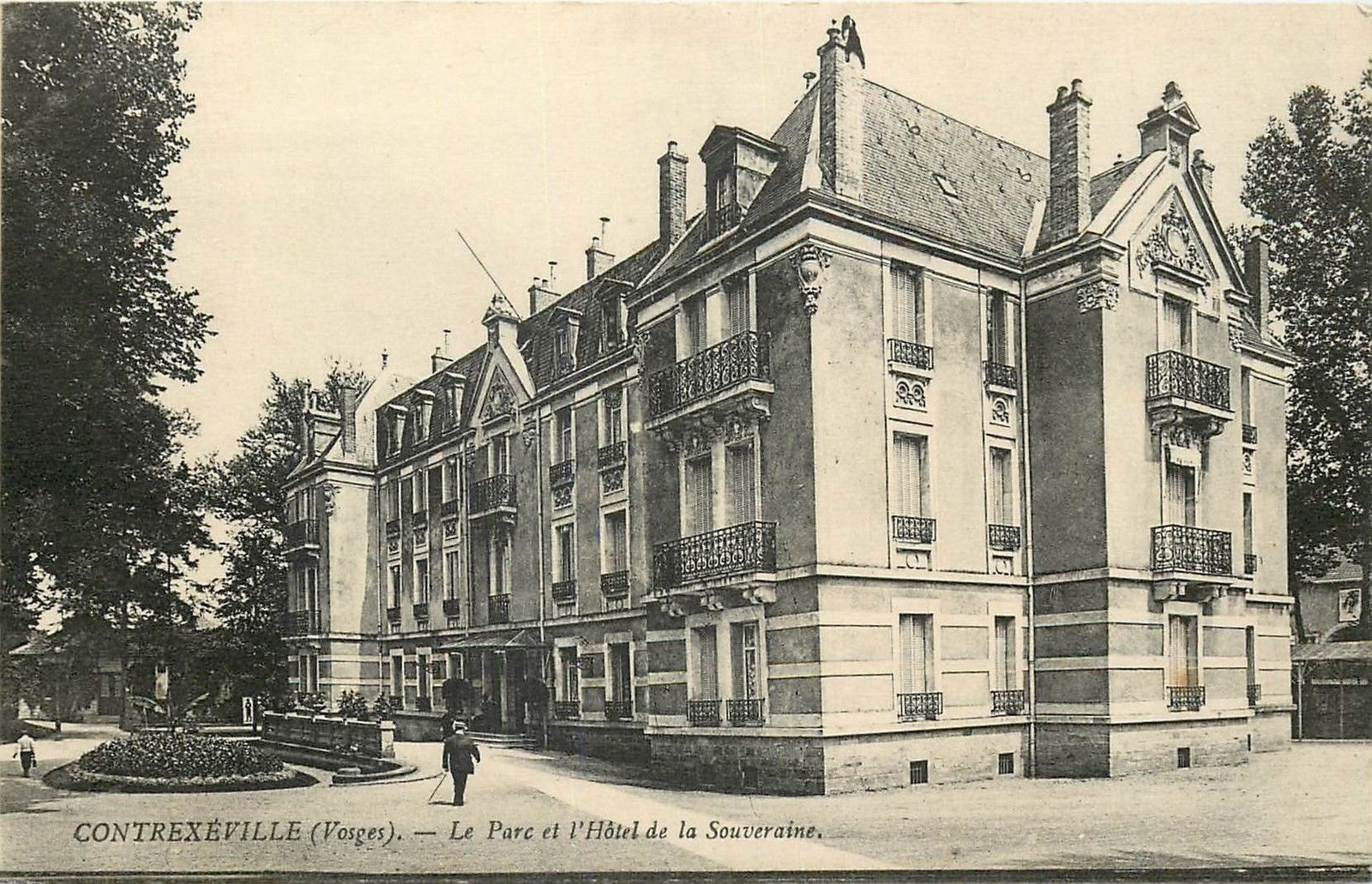Postcard image, Hotel La Souveraine, Contrexeville, France