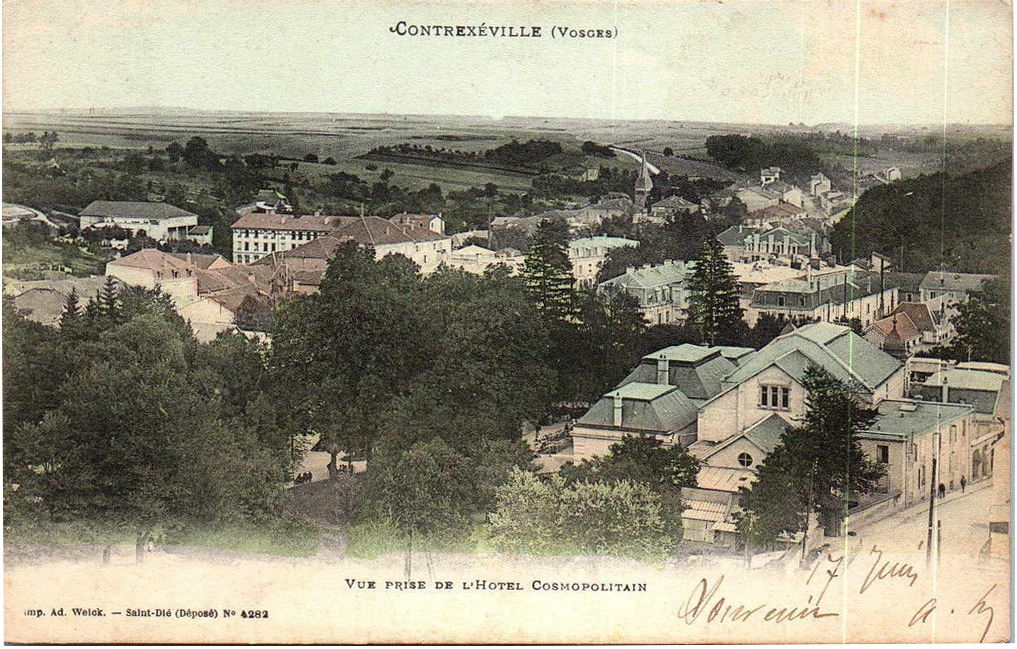 Postcard of Contrexeville, France