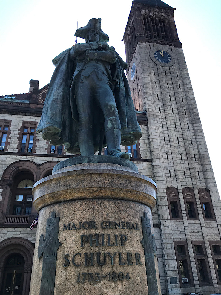 statue of Philip Schuyler