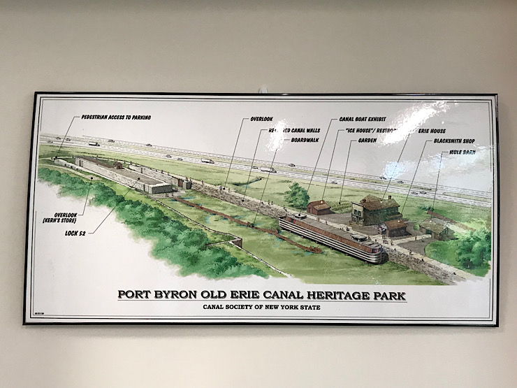 Map of Erie Canal Heritage Park