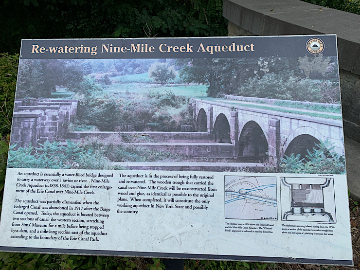 aqueduct at Nine-Mile Creek
