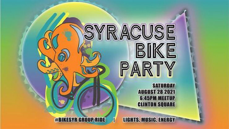 bike party sign
