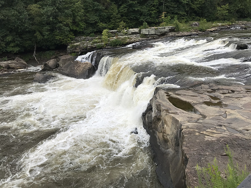 The falls at Ohiopyle