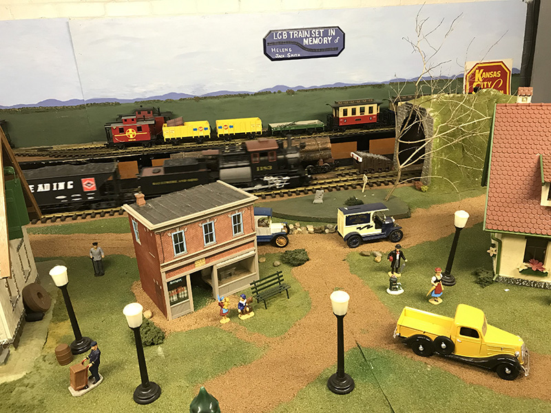 One of the model train exhibits in the Meyersdale Visitors' Center