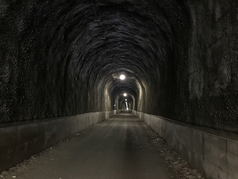 Inside Big Savage Tunnel
