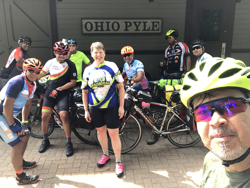 Bicycle group in Ohiopyle