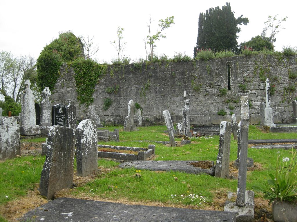 Cemetery and church ruins at Kiltartan