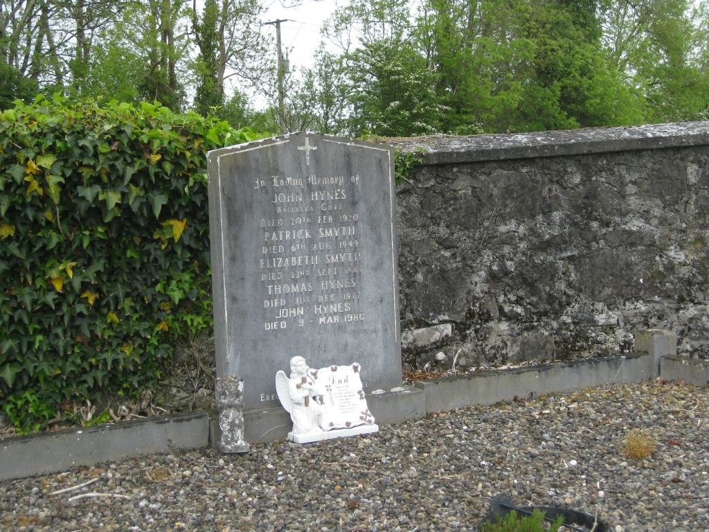 Gravemarker for Hynes family members, Kiltartan Cemetery