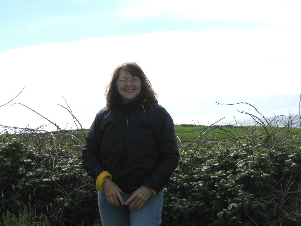 Martha in Co Clare (reminiscent of a similar photo from 1992 in Co Mayo)