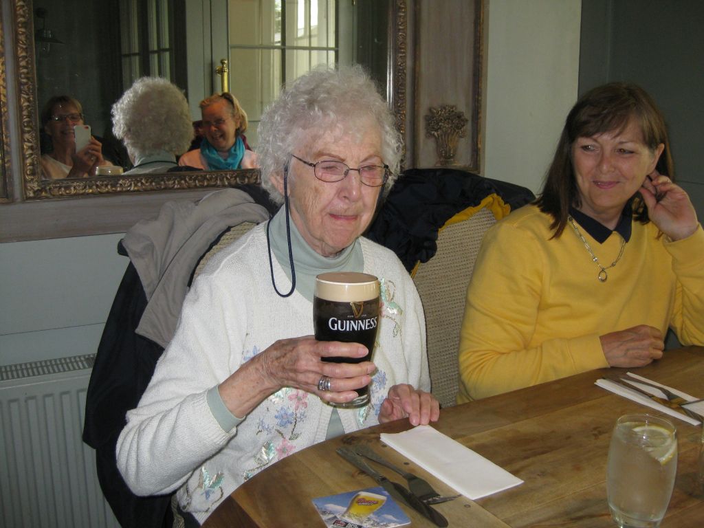 It's pretty clear that Roberta is not a big fan of Guinness (more for me!)