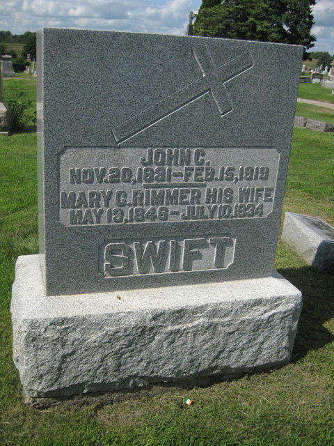 John C. Swift's resting place