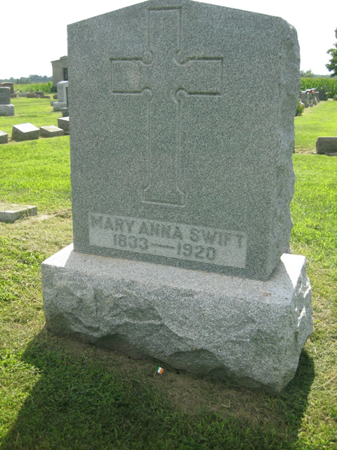Mary Anna Swift's grave