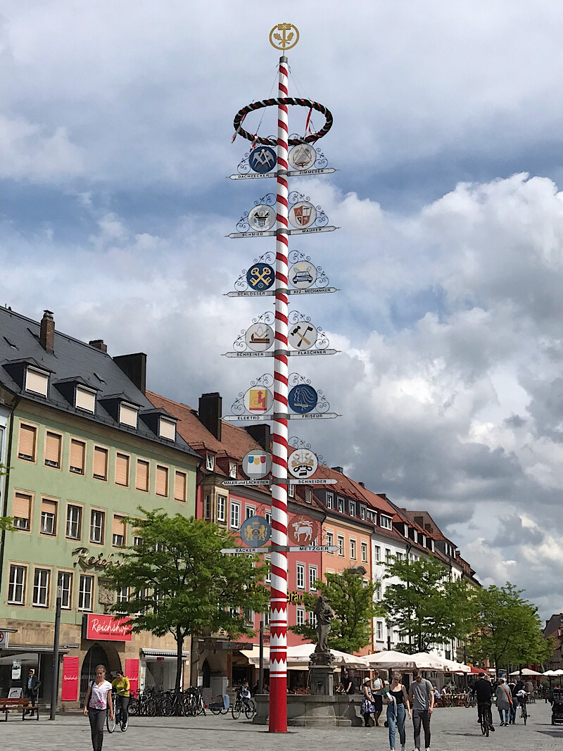 May pole in Bayreuth