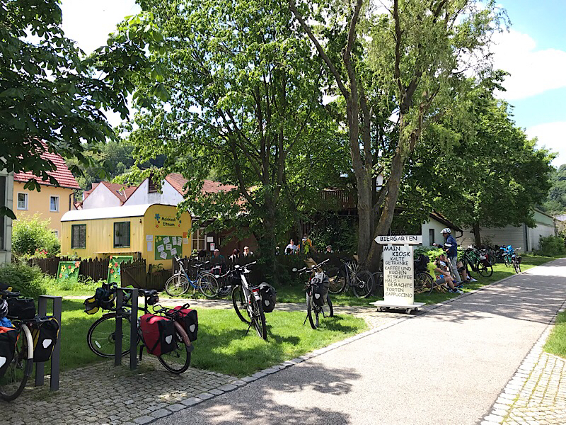 Bike trail cafe in Limbach