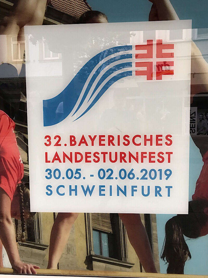 Dance tournament poster in Schweinfurt